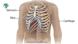 sternum and ribs